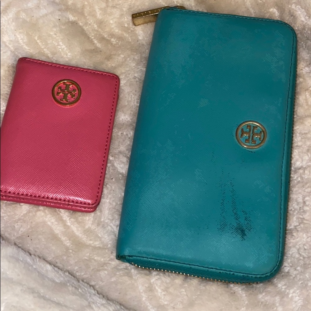 2 Tori Burch wallets